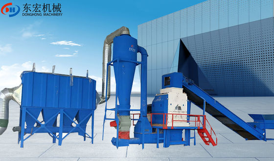 Μηχανή ανακύκλωσης σκουπιδιών μεταλλικού στατήρα Σφυροκόπημα Σπαρακτηριστή και θρυμματιστή για σκουπιδιές χάλυβα