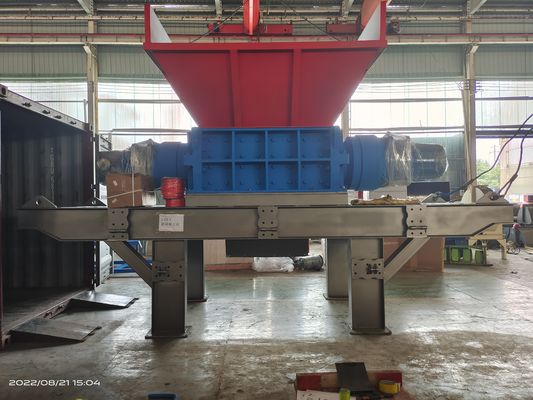 8000KG απορριμμάτων χαρτόνι Shredder Βιομηχανικό χαρτί Shredder Machine