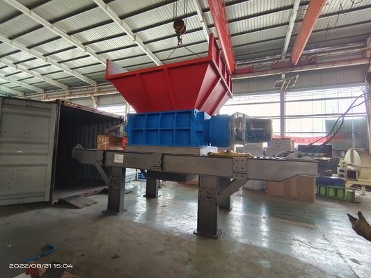 8000KG απορριμμάτων χαρτόνι Shredder Βιομηχανικό χαρτί Shredder Machine