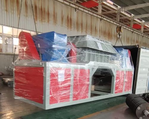 Τεχνική μηχανή για την πολυλειτουργική ανακύκλωση των υφασμένων σακουλών από καουτσούκ, ξύλινο σκουπίδι και μέταλλο