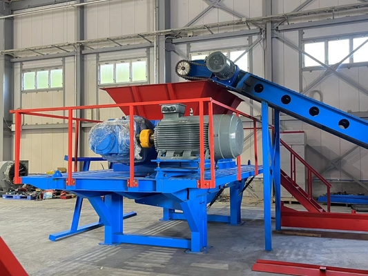 110kW Power Metal Steel Scrap και Iron Shredder Machine για δύο άξονες θραύσης