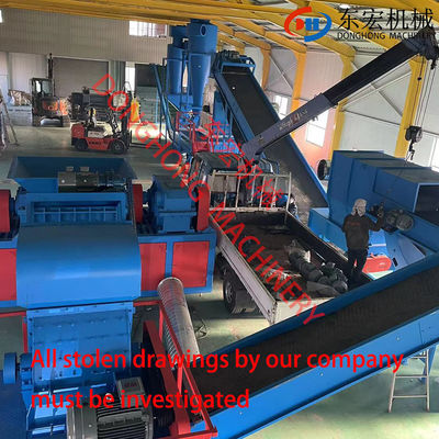 Σπαστικό ξύλου για φτερούγες και παλέτες 2500*2800*1900mm 8000 KG Μηχανή συντριβής δίσκων