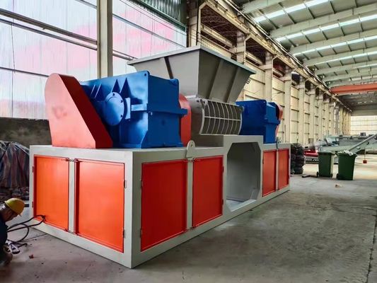 Μονόξυλος θρυμματιστής για την ανακύκλωση πλαστικών αποβλήτων Πολυλειτουργική επεξεργασία κράματος