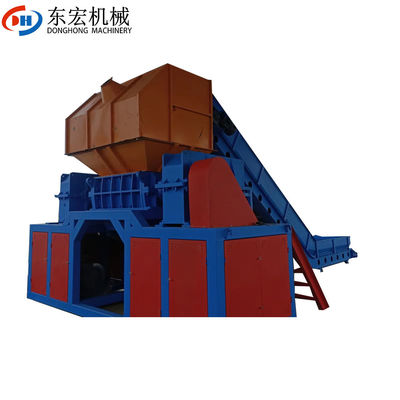 110kW ισχύς διπλού άξονα συντρίμμιο για 8000KG βάρος αλουμινίου προφίλ θρυμματισμού