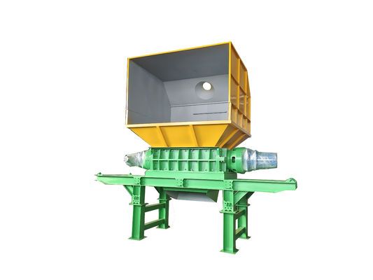 110kW ισχύς διπλού άξονα συντρίμμιο για 8000KG βάρος αλουμινίου προφίλ θρυμματισμού