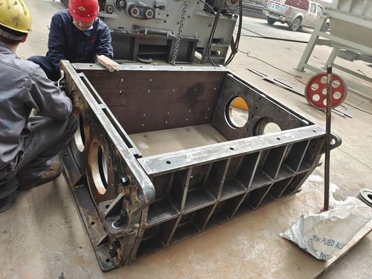 Δυαξονικό τεχνητό τεχνητό σάκο συντρίπτη από πλαστικό υφασμένο από ανθρακικό χάλυβα για απορριμμένα αλιευτικά δίχτυα και σωλήνες φιλμ