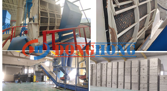 Υψηλή παραγωγικότητα 6000 kg Σκόνη ξύλου Κατασκευή ζωοτροφών Χοντροκόπημα μετάλλων Χοντροκόπημα κατασκευαστικών αποβλήτων Χοντροκόπημα αυτοκινήτων Τεχνητόδρομο Χοντροκόπημα διπλού άξονα