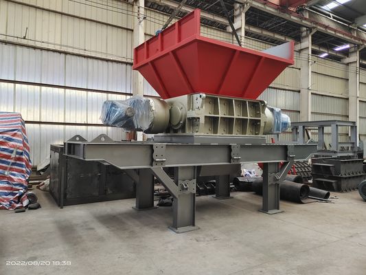 110kW Μονόάξυλος Σκρεπιστήρας για τη συντριβή μεγάλων και μικρών βιομηχανικών αποβλήτων