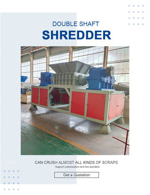 Πολυδραστικός συντρίπτης για την επεξεργασία παλέτας ξύλου και απορριμμάτων ρούχων