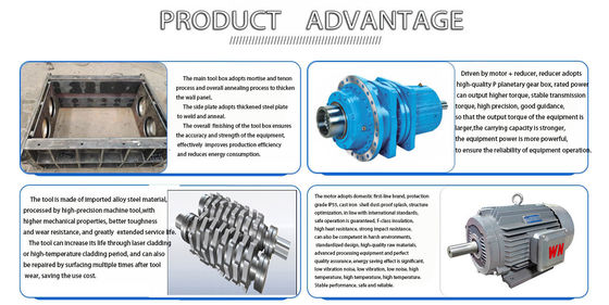 Πολυλειτουργική γραμμή παραγωγής μεγάλου θραυστήρα για θραύση και ανακύκλωση απορριμμάτων χάλυβα