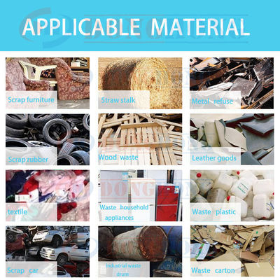 Πολυλειτουργικό ηλεκτρικό εξοπλισμό συντρίψεως Ιδανικό για την ανακύκλωση μετάλλων και πλαστικών